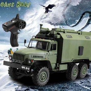 NEW toy 1:16 2.4G 6WD WPL B-36 B36 VS C24 B-24 Ural Rc army Car Military rc Truck outdoor Rock Crawler Command Vehicle RTR