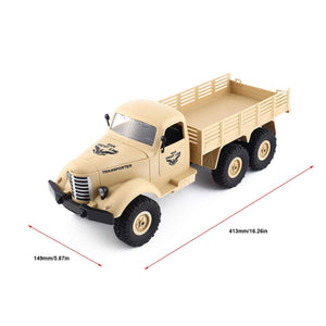 JJR/C Q60 1/16 2.4G 6WD RC Off-Road Military Truck Transporter RC Car Remote Control Vehicle for Children Gift Kids Toy