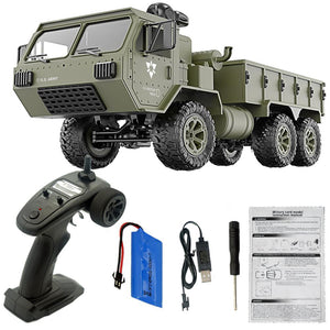 LeadingStar Fayee FY004A 1/16 2.4G 6WD Rc Car Proportional Control US Army Military Truck RTR Model Toys