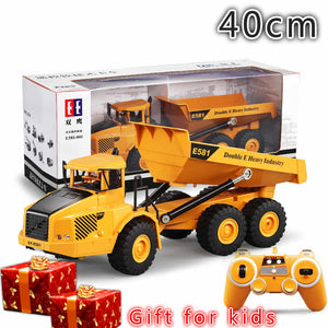 1:18 40CM 4WD Remote control toys Multi-function RC Car Articulated Dump Engineer Truck Kids Children Toys radio control car