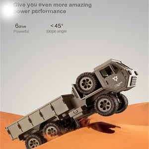 LeadingStar Fayee FY004A 1/16 2.4G 6WD Rc Car Proportional Control US Army Military Truck RTR Model Toys