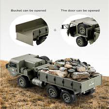 LeadingStar Fayee FY004A 1/16 2.4G 6WD Rc Car Proportional Control US Army Military Truck RTR Model Toys