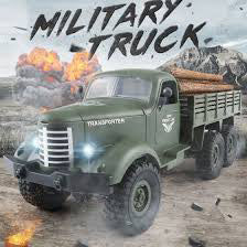 JJR/C Q60 1/16 2.4G 6WD RC Off-Road Military Truck Transporter RC Car Remote Control Vehicle for Children Gift Kids Toy