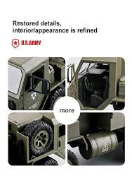 LeadingStar Fayee FY004A 1/16 2.4G 6WD Rc Car Proportional Control US Army Military Truck RTR Model Toys